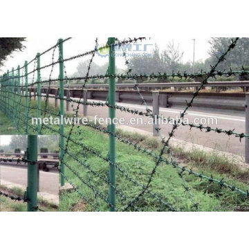 Barbed Wire used as security fence